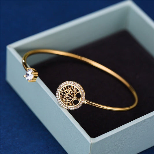 Flexible Life Tree Bangle 8