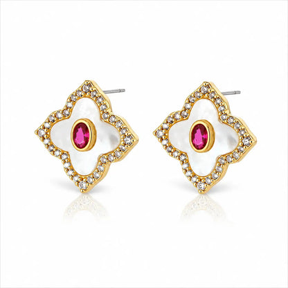Flower Power Jewelry Set - 14K Gold Plated 4