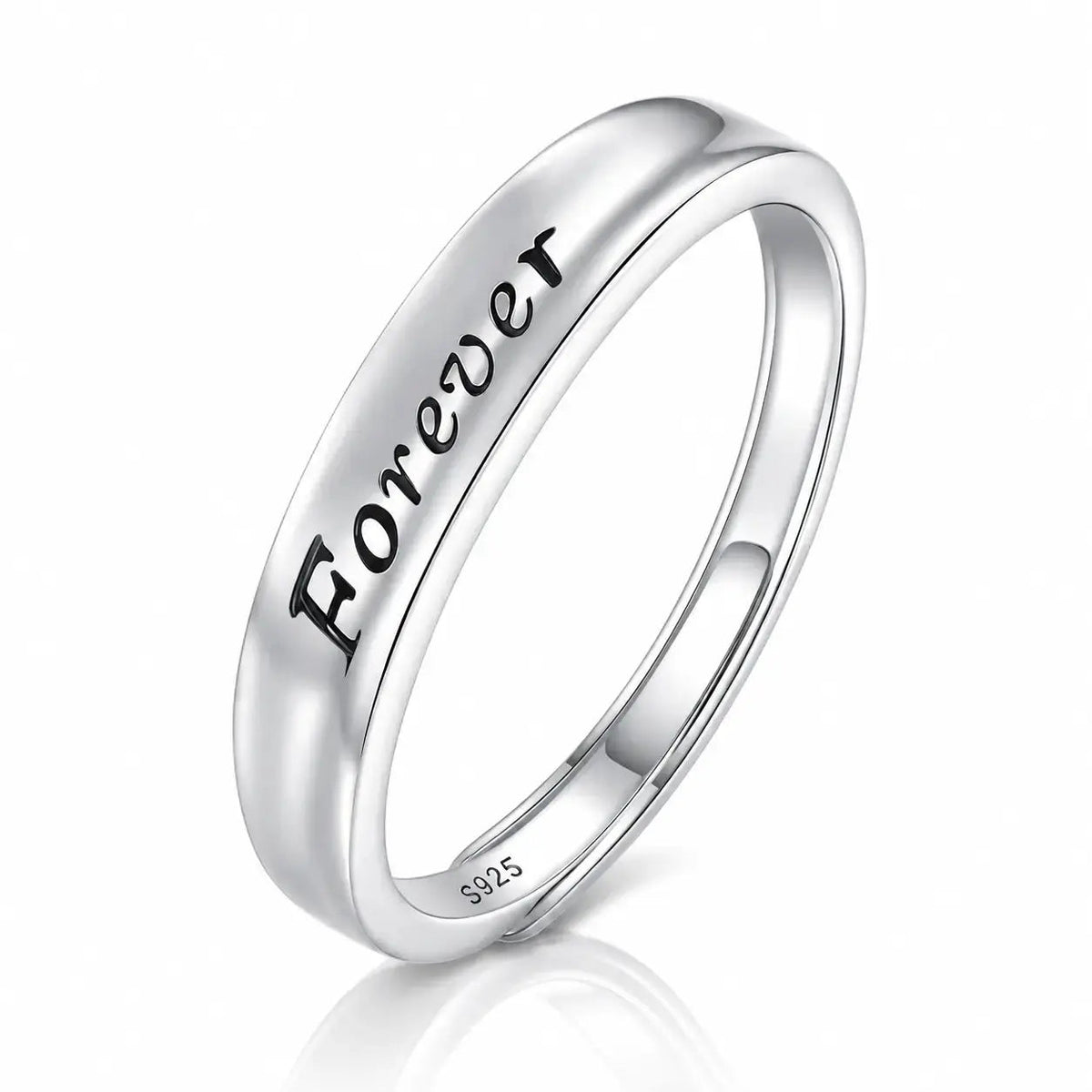 Forever Love Couple Ring Set - 925 Sterling Silver 3