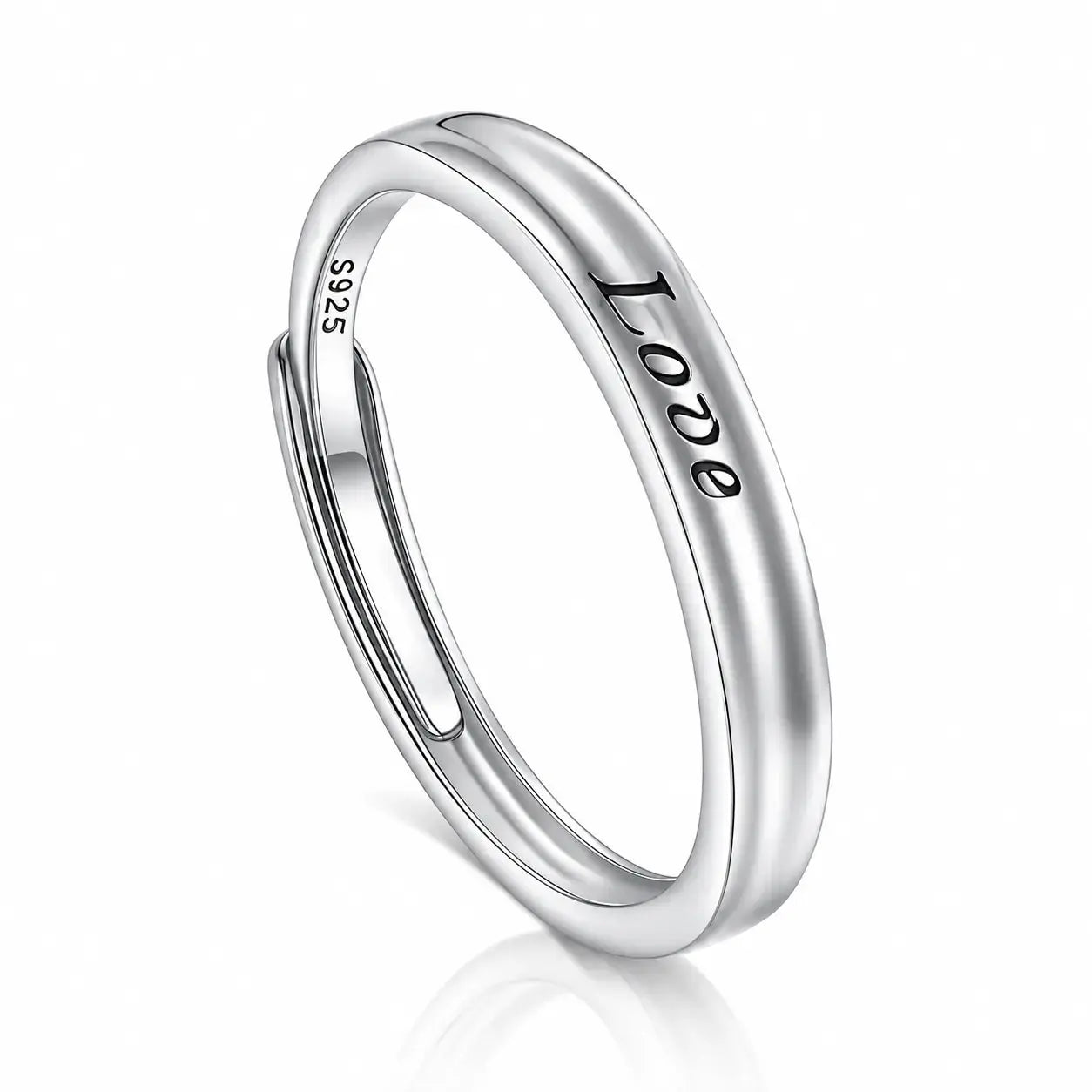 Forever Love Couple Ring Set - 925 Sterling Silver 4