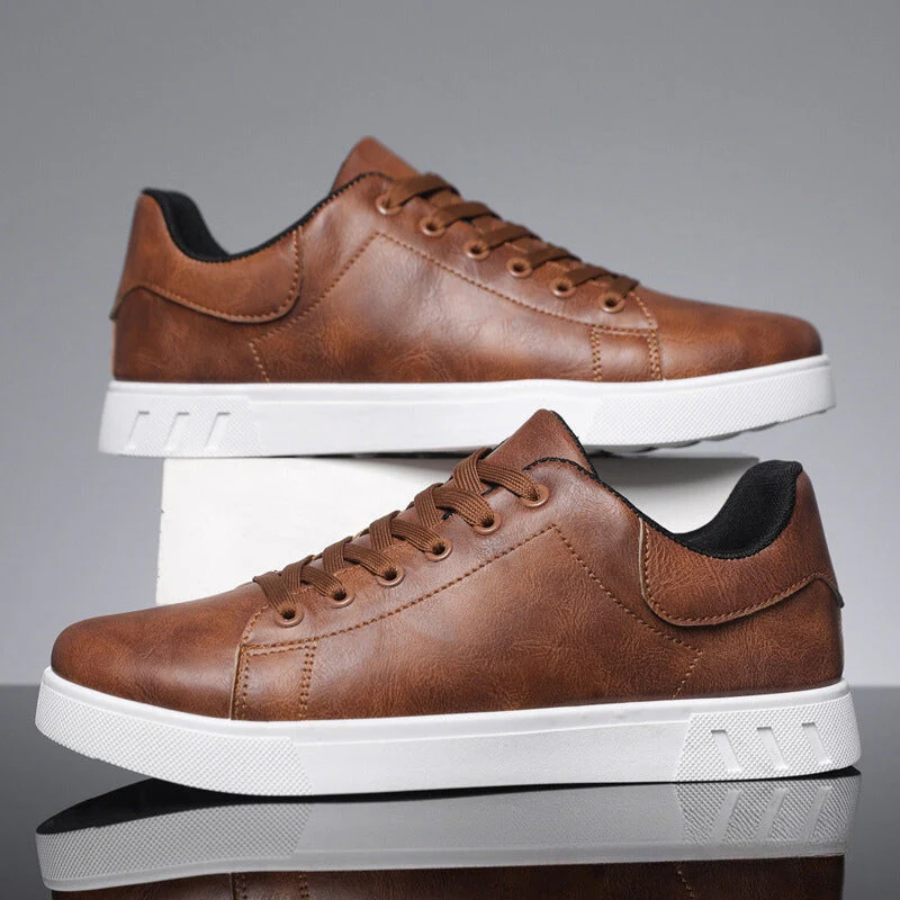 Frank | Leather Lace-Up Sneakers 2