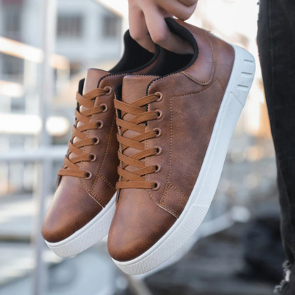 Frank | Leather Lace-Up Sneakers 4