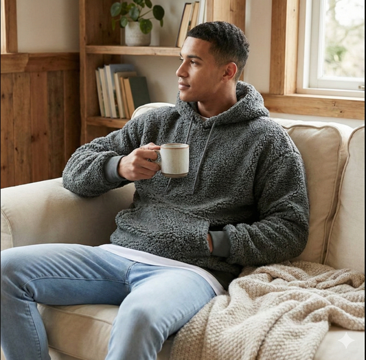 Ethan | Cozy Oversized Fleece Sleeveless Hoodie 1