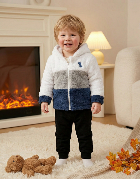 Ethan | Cozy Plush Hooded Coat 1