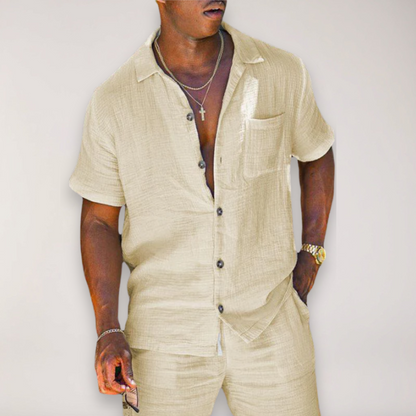 Gene | Men’s Two Piece Summer Relaxed Set 1