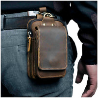 Genuine Leather Men’s Waist Pack 0