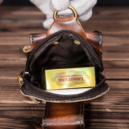 Genuine Leather Men’s Waist Pack 4