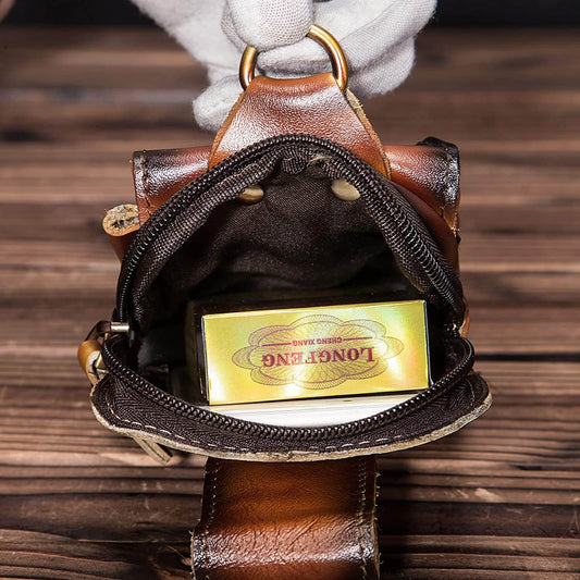 Genuine Leather Men’s Waist Pack 4