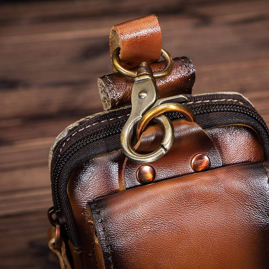Genuine Leather Men’s Waist Pack 5