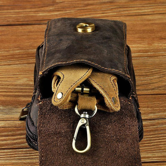 Genuine Leather Men’s Waist Pack 6