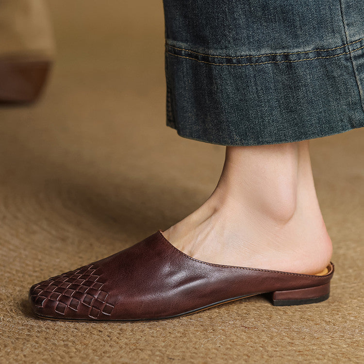 Giselle | Genuine Leather Mules 1