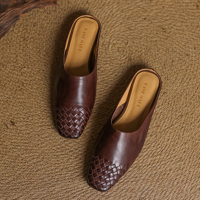 Giselle | Genuine Leather Mules 4