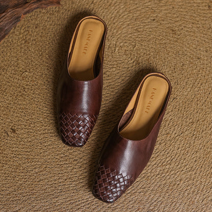 Giselle | Genuine Leather Mules 4