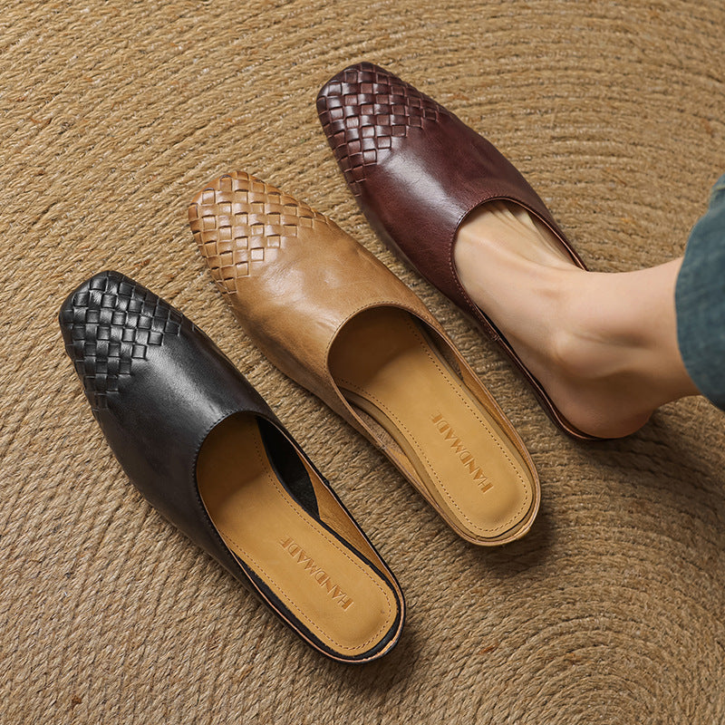 Giselle | Genuine Leather Mules 6