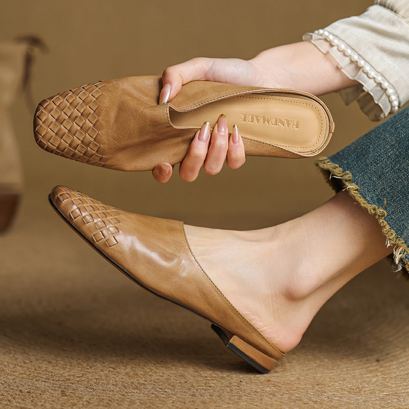Giselle | Genuine Leather Mules 7