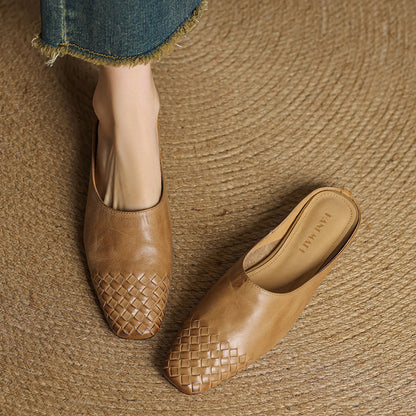 Giselle | Genuine Leather Mules 8