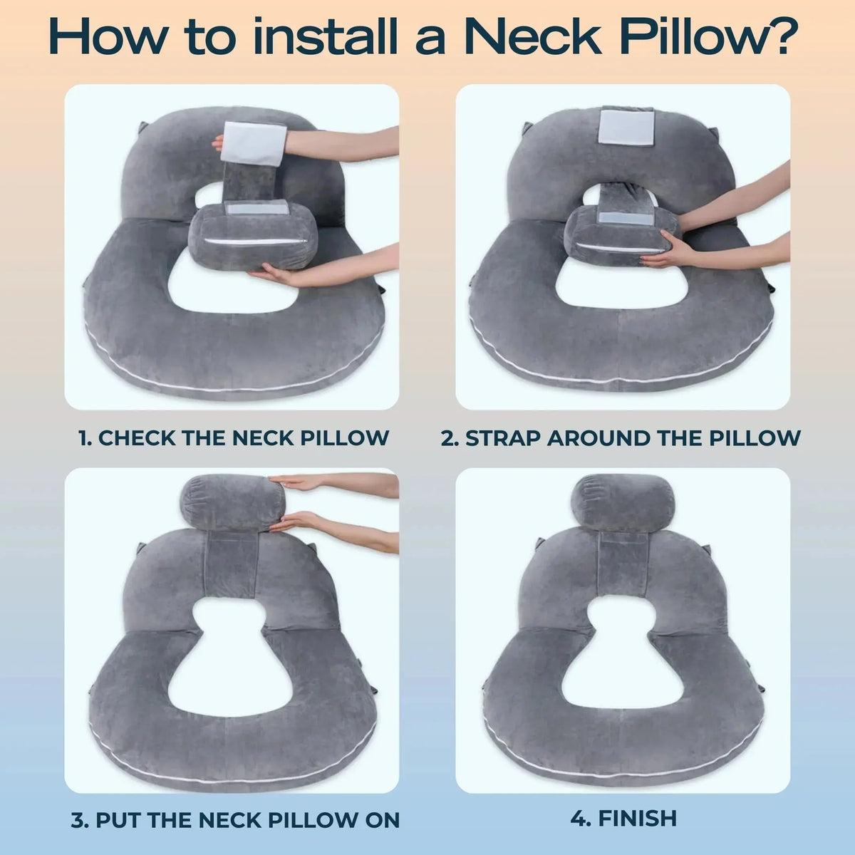 Goodinary® Adjustable Reading Pillow 8