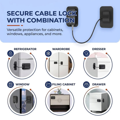 Goodinary® Combination Fridge Lock 3