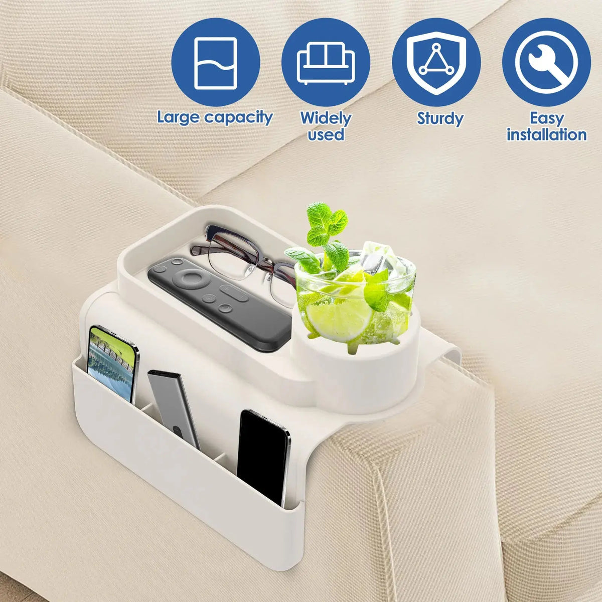 Goodinary® Couch Cup Holder Tray 2