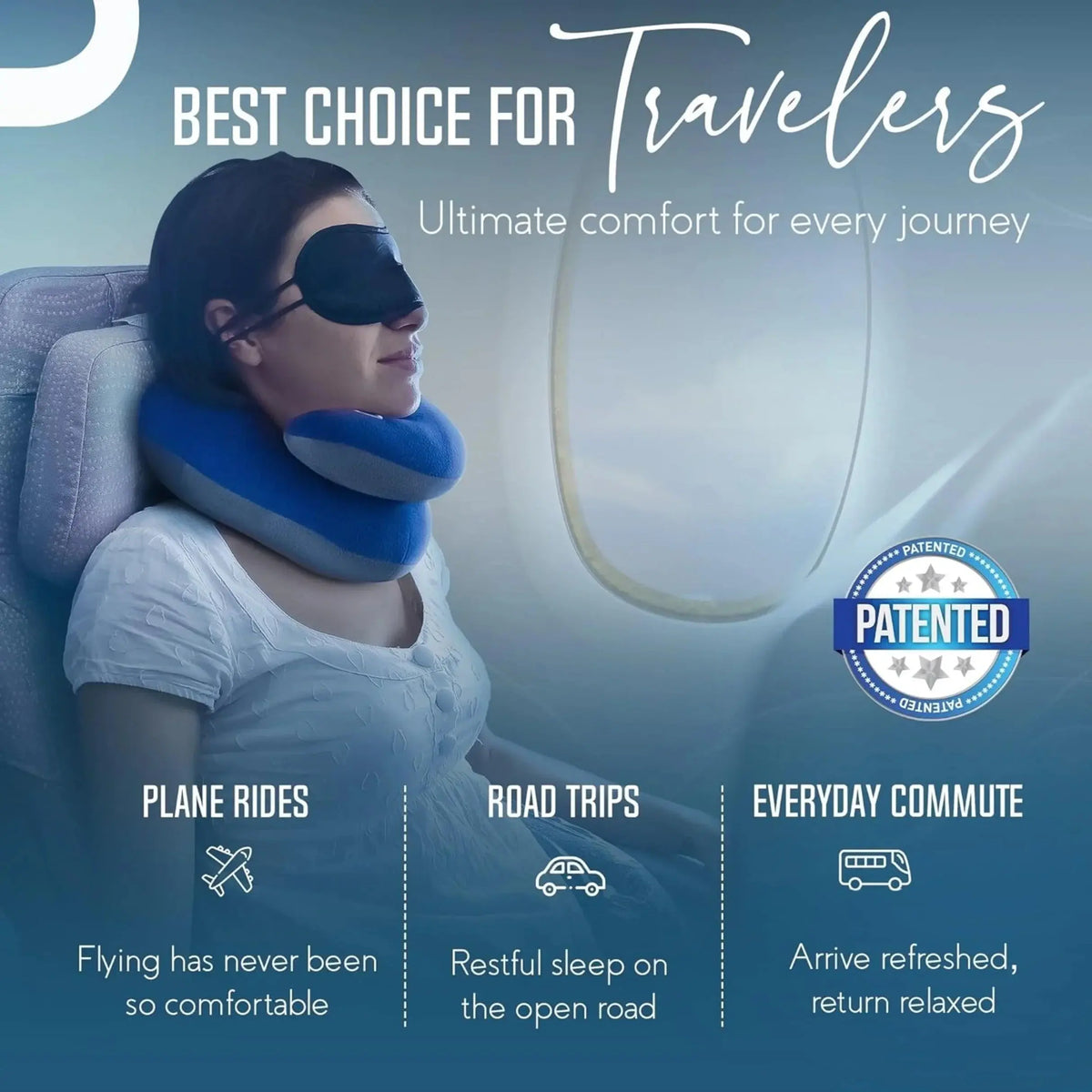 Goodinary® Double Support Travel Pillow 6