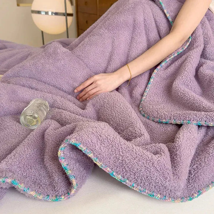 Goodinary® Double Thick Lamb Plush Bed Throw 4