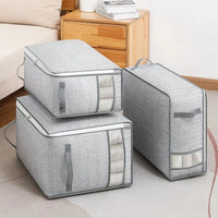 Goodinary® Foldable Quilt Wardrobe Clothes Storage Bag (2Pcs) 0