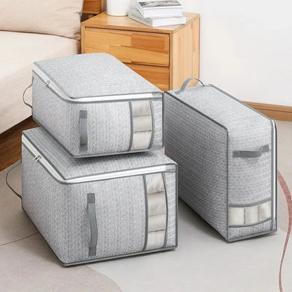 Goodinary® Foldable Quilt Wardrobe Clothes Storage Bag (2Pcs) 0