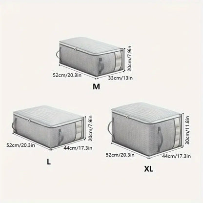 Goodinary® Foldable Quilt Wardrobe Clothes Storage Bag (2Pcs) 6