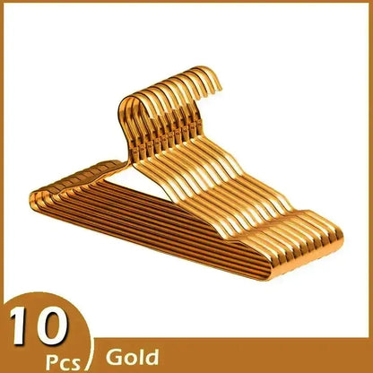 Goodinary® Gold Plated Metal Hangers Set (10pcs) 0