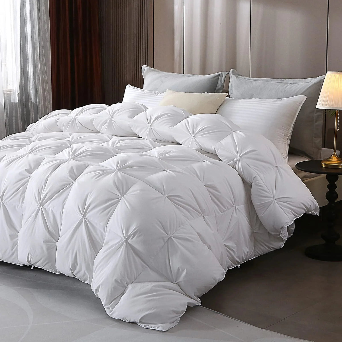 Goodinary® Goose Down Comforter with Pinch Pleat 8