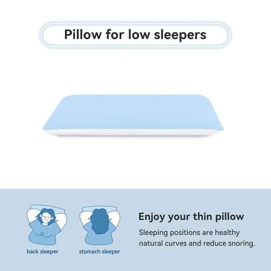 Goodinary® Hyper Slim Pillow with Thin Flat Design 1