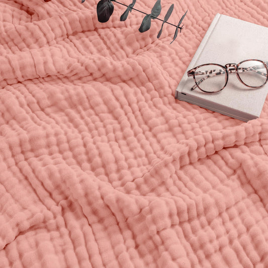 Goodinary® Lightweight Cotton Muslin Throw Blanket 7