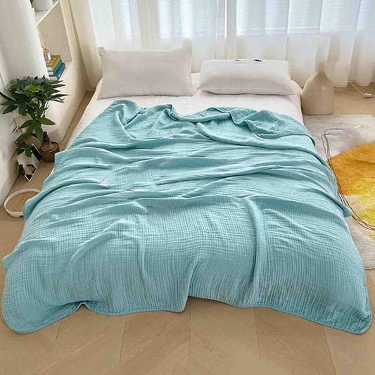Goodinary® Lightweight Cotton Muslin Throw Blanket 9