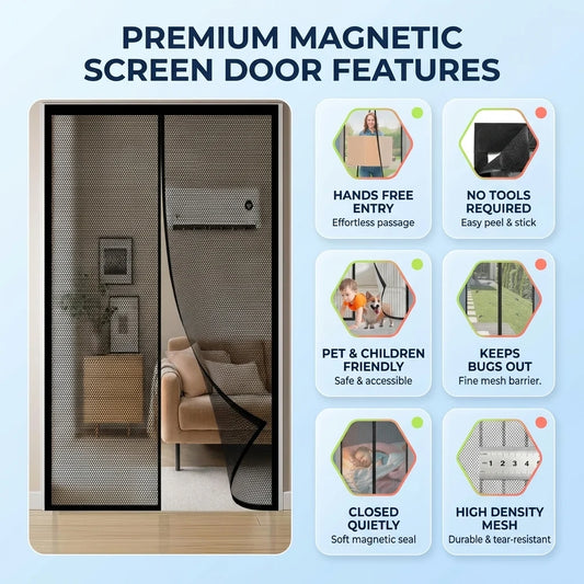 Goodinary® Magnetic Screen Door 2