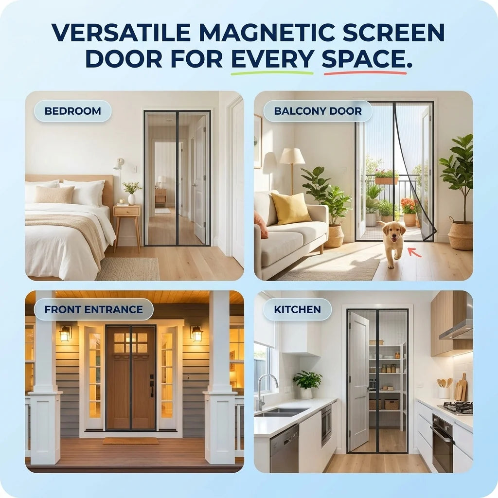 Goodinary® Magnetic Screen Door 3