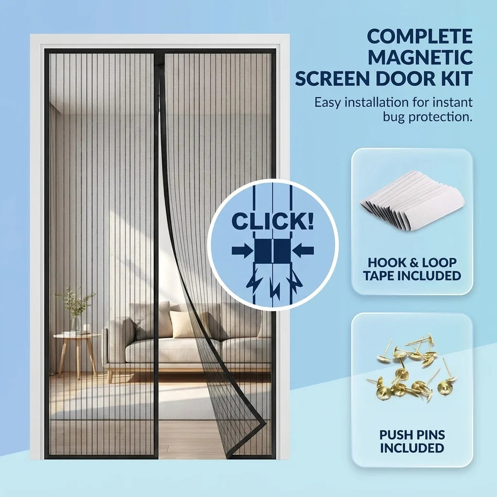 Goodinary® Magnetic Screen Door 5
