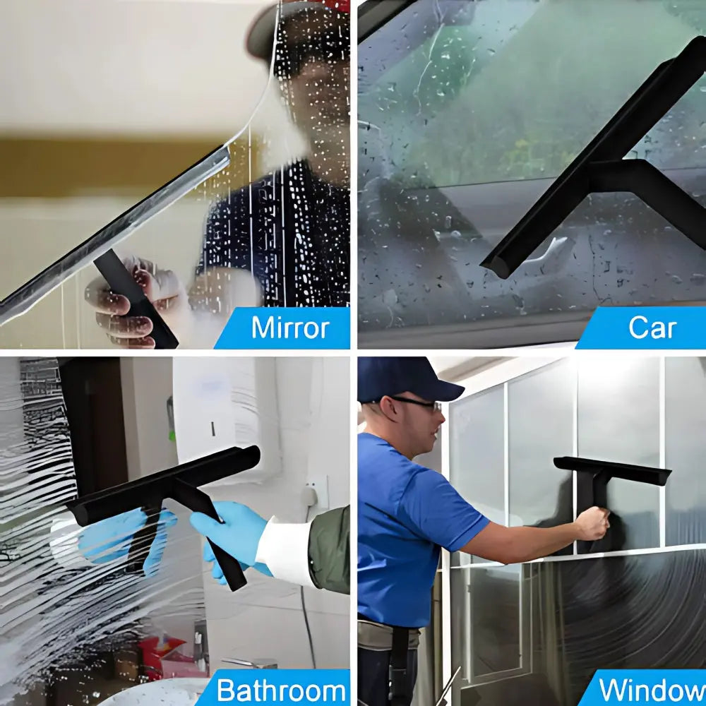 Goodinary® Modern Shower Squeegee with Silicone Blade 4