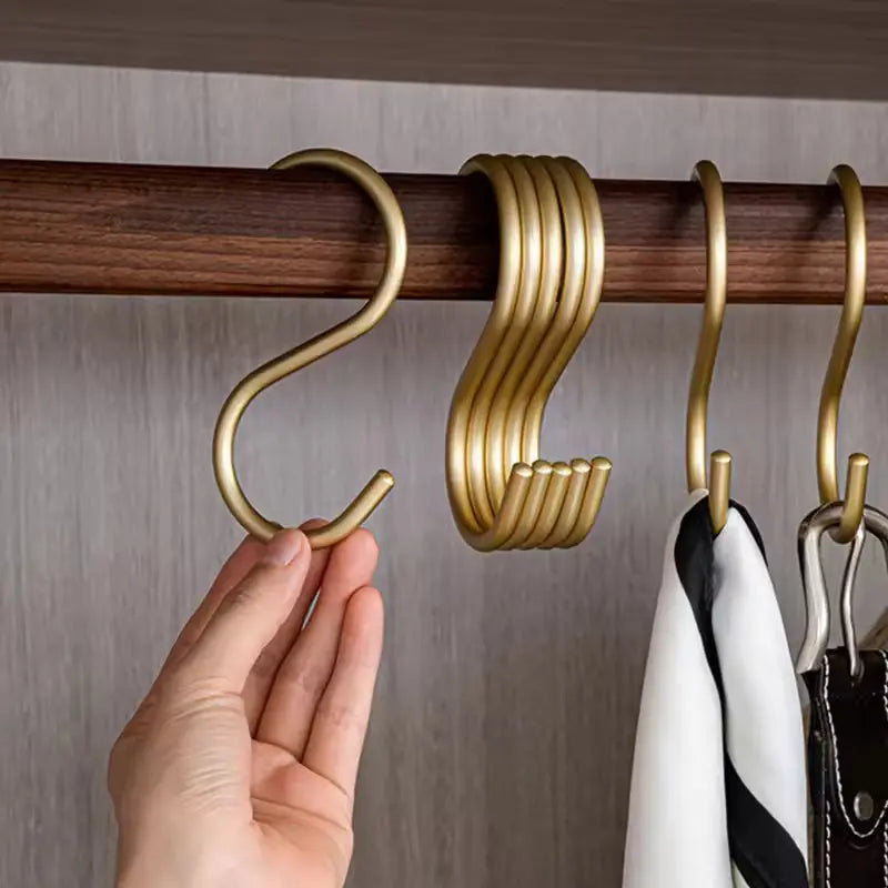 Goodinary® Multipurpose Aluminium Hooks Matte Finish (5 Pcs) 4