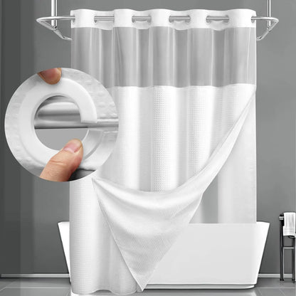 Goodinary® No Hook Shower Curtain 6