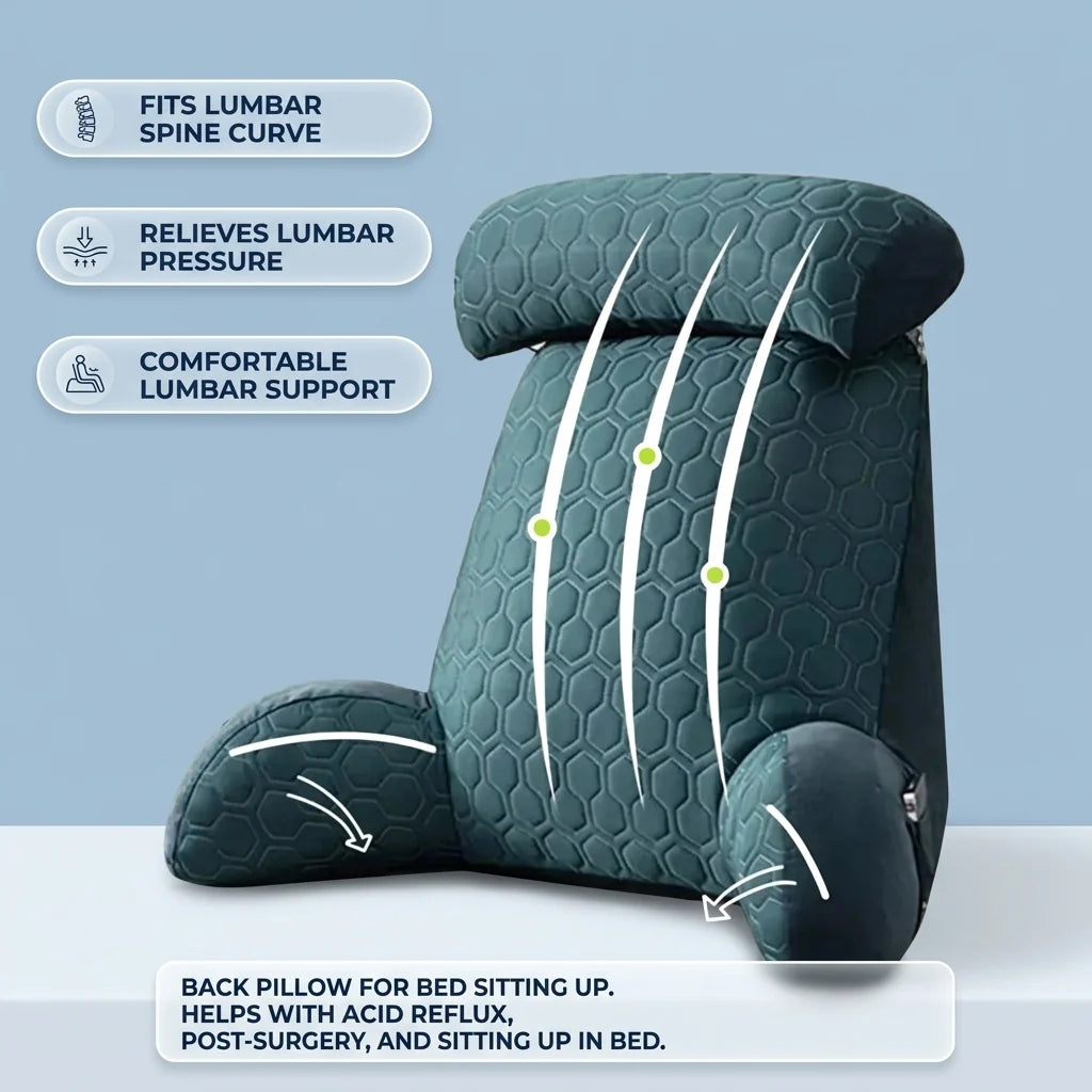 Goodinary® Reading Lounge Cushion with Side Pockets 6