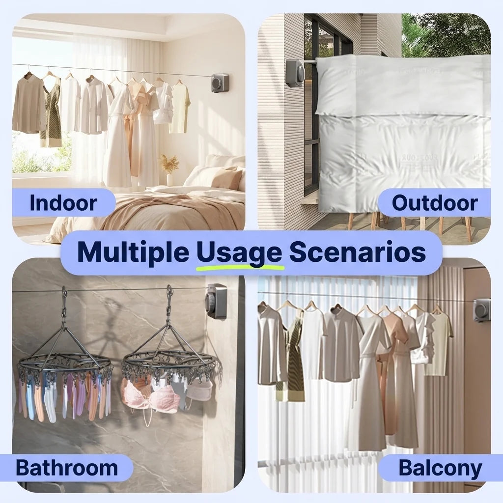 Goodinary® Retractable Clothesline 5