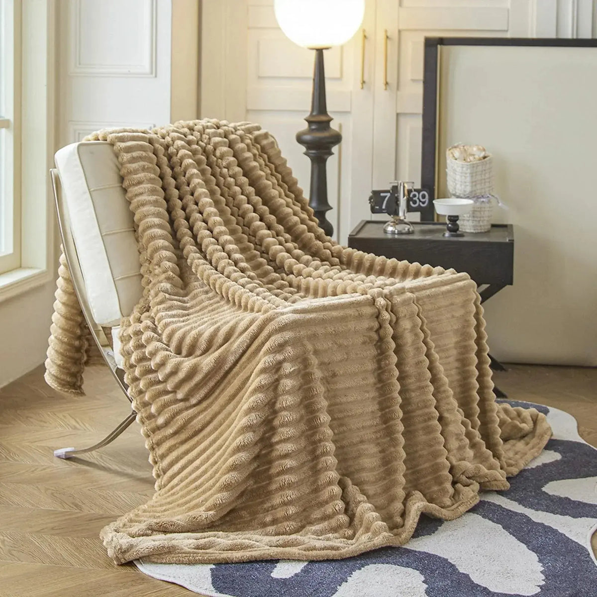 Goodinary® Soft Faux Rabbit Fur Blanket 10