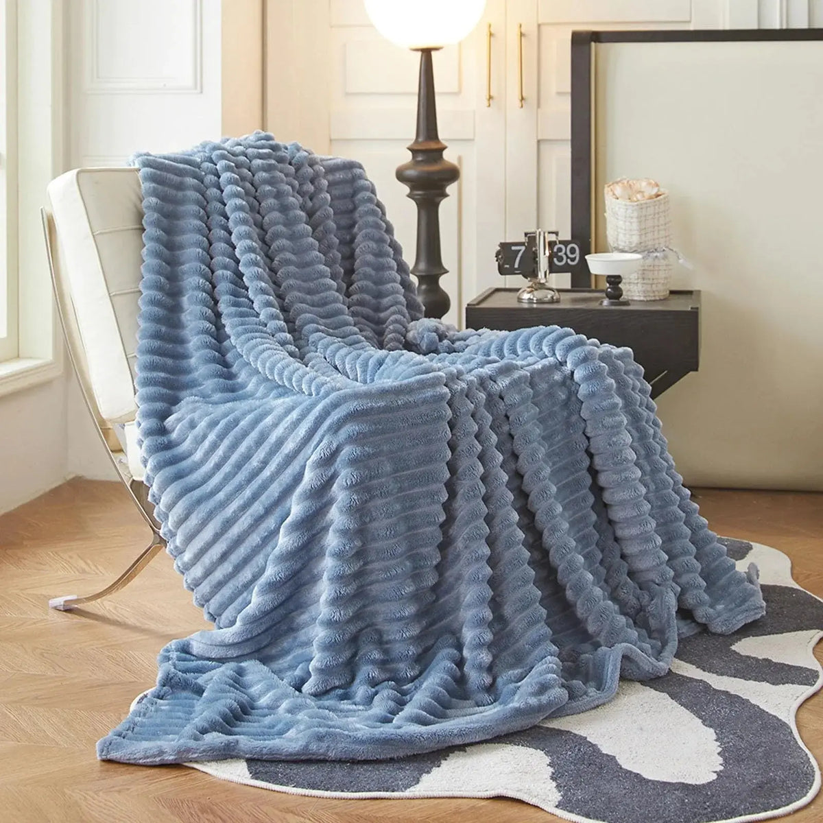 Goodinary® Soft Faux Rabbit Fur Blanket 12