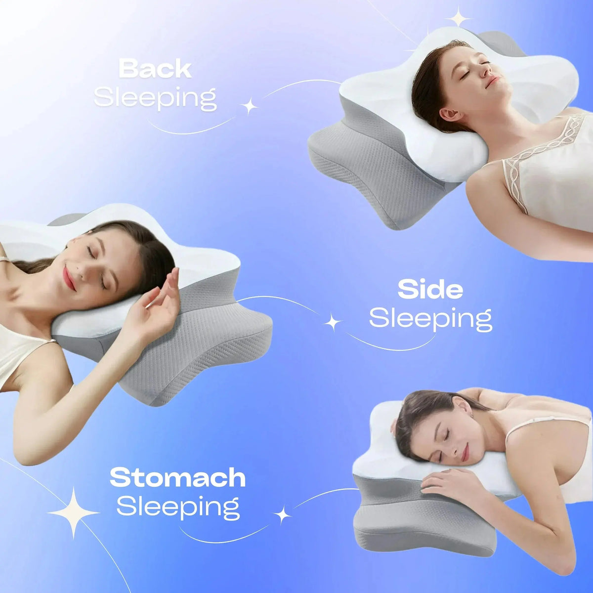 Goodinary® Ultra Cooling Contour Memory Foam Pillow 4