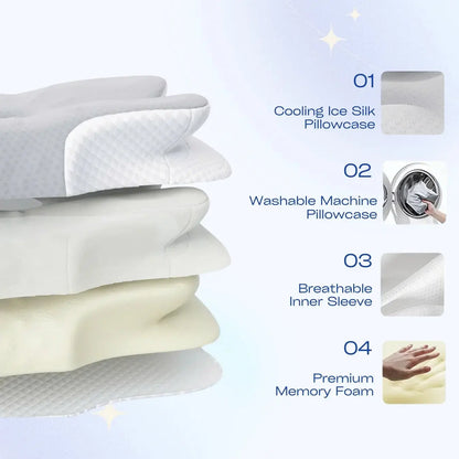 Goodinary® Ultra Cooling Contour Memory Foam Pillow 5