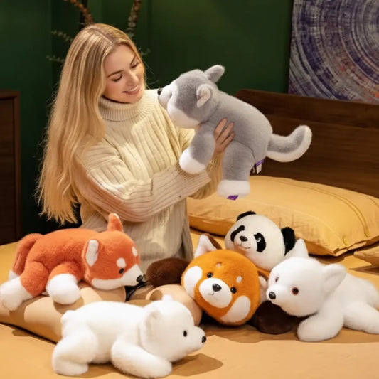 Goodinary® Weighted Stuffed Animals with Soft Fur Collection 1