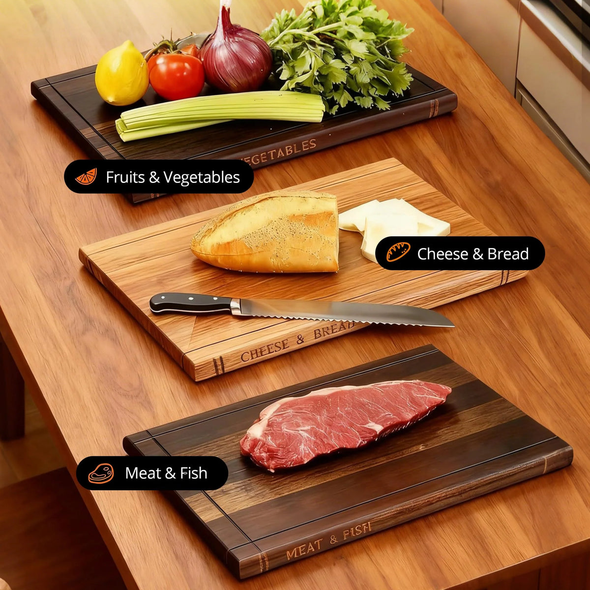 Goodinary® Wood Cutting Boards 2