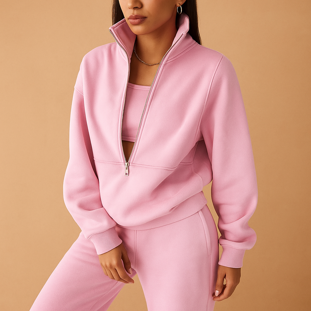 Half-zip jogging set for women | Harper 0