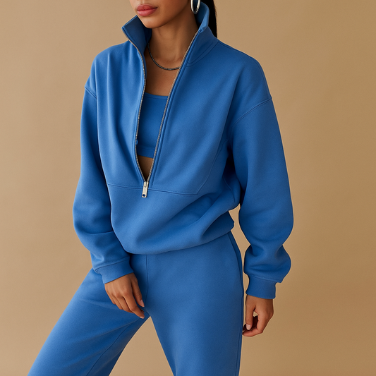 Half-zip jogging set for women | Harper 3