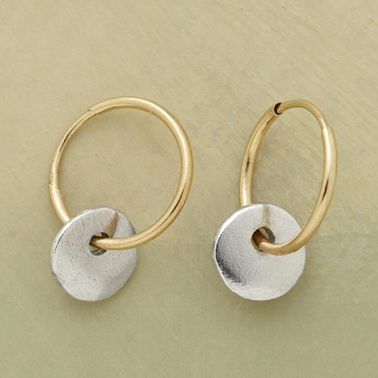 Handcrafted Silver-Plated Earrings 0